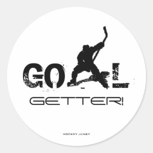 GOAL GETTER! CLASSIC ROUND STICKER