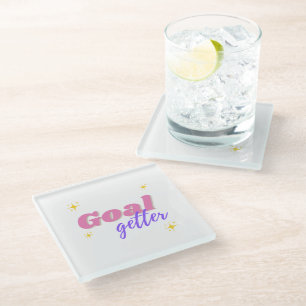 Goal Getter Glass Coaster