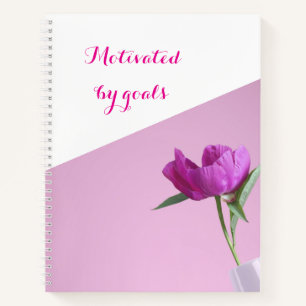 Goal Getter Motivated by Goals Spiral Notebook