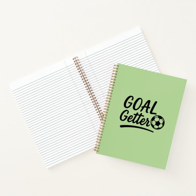 'Goal Getter' Vibrant Field Green Journal Gift (Inside)