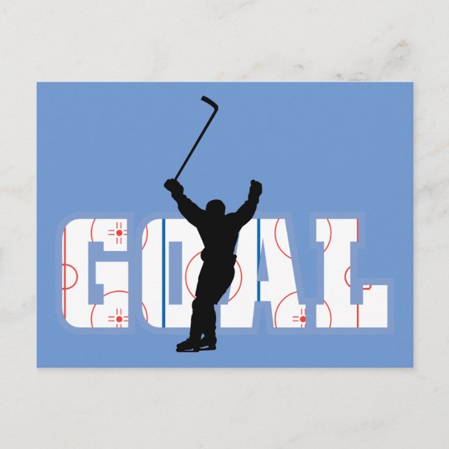Goal - Ice Hockey Score - Sports Gifts Postcard (Front)