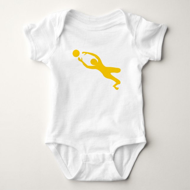 Goal Keeper - Amber Baby Bodysuit (Front)