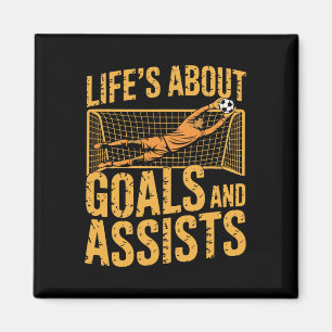 Goal Keeper And Goal Keeper, Life About Goals And  Magnet