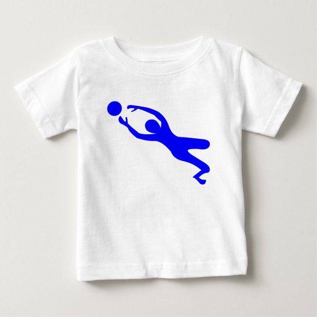 Goal Keeper - Blue Baby T-Shirt (Front)