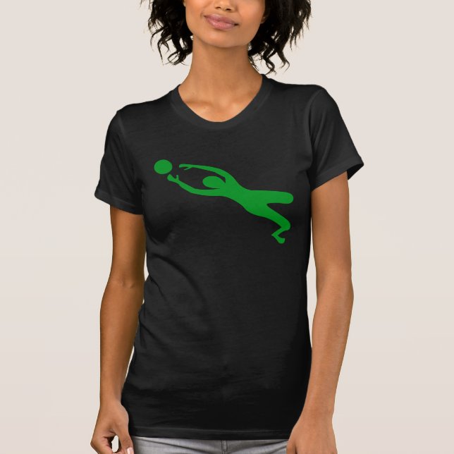 Goal Keeper - Grass Green T-Shirt (Front)