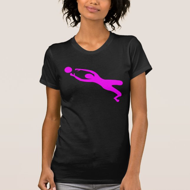 Goal Keeper - Magenta T-Shirt (Front)