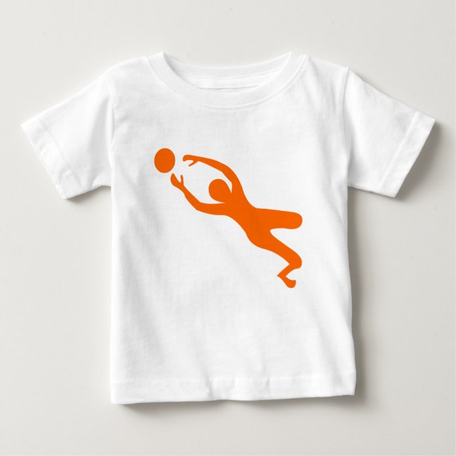 Goal Keeper - Orange Baby T-Shirt (Front)