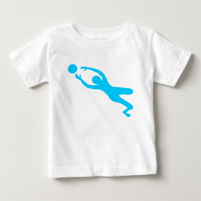 Goal Keeper - Sky Blue Baby T-Shirt (Front)