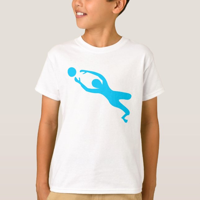 Goal Keeper - Sky Blue T-Shirt (Front)