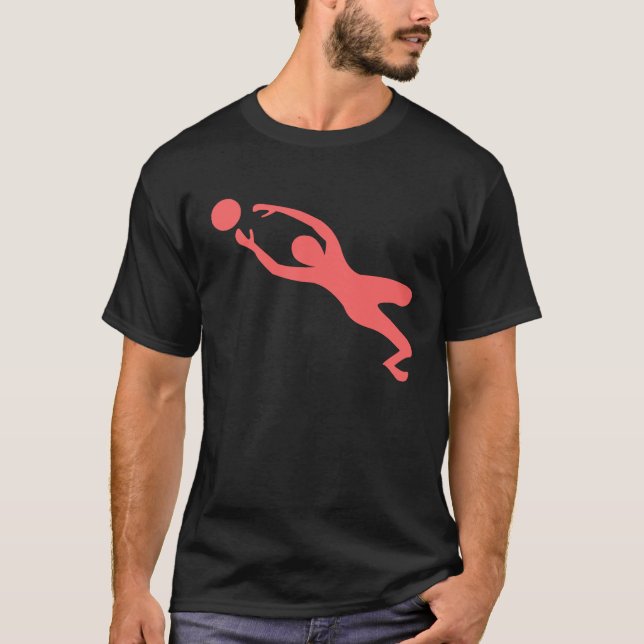 Goal Keeper - Tropical Pink T-Shirt (Front)