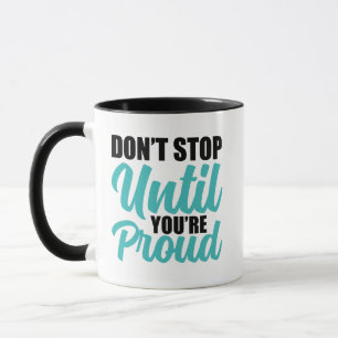 Goal-Orientated Achievement Quote Mug