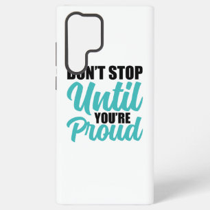 Goal-Oriented Achievement Quote Samsung Galaxy Case