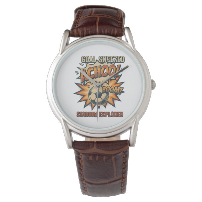 Goal Sneezed Stadium Exploded Watch (Front)