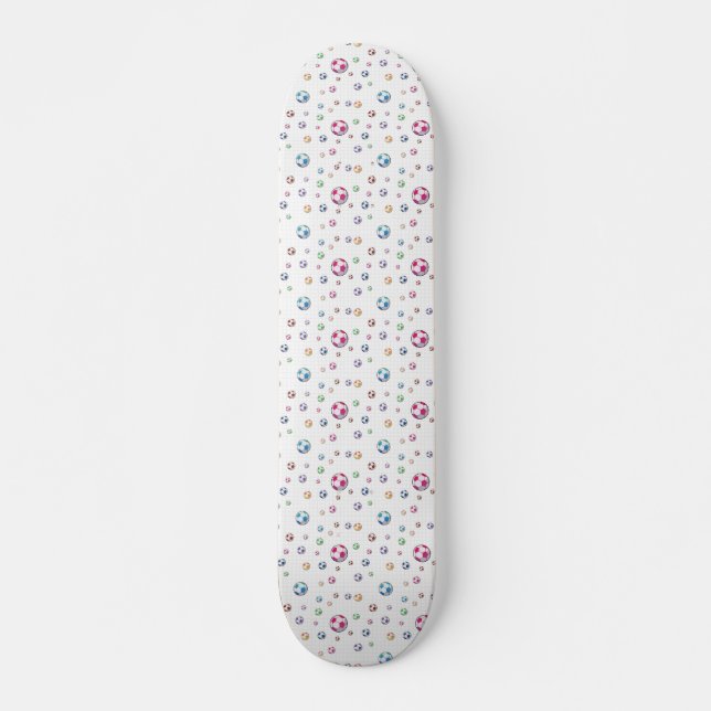 Goal Soccer Pattern Skateboard (Front)