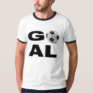 GOAL - soccer t-shirt with soccer ball graphic