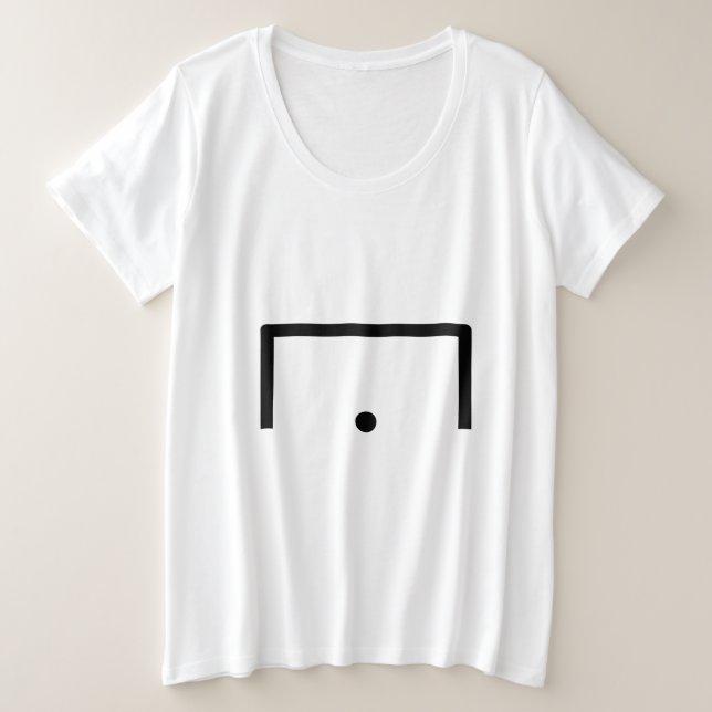 Goal T-Shirt Plus Size T-Shirt (Design Front)
