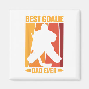 Goalie Dad Ice Hockey Ice Hockey Player Hockey Coa Magnet