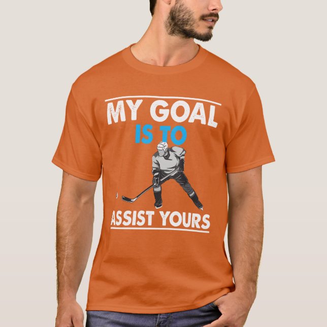 Goalie Ice Hockey Sports Lifestyle Hockey Player g T-Shirt (Front)