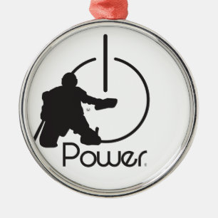 Goalie Metal Tree Decoration