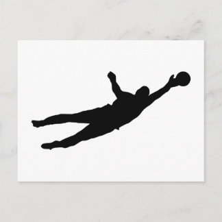 Goalie Save Postcard