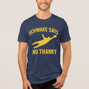 Goalie Save! Tri-Blend Shirt