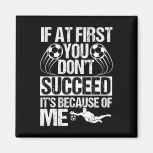 Goalie Soccer Player Goalkeeper Goaltender Team Ke Magnet