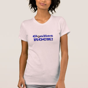 Goalies ROCK!-Female Symbol T-Shirt