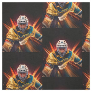 Goalkeeper Ice Hockey With Your Name Goalie Fabric