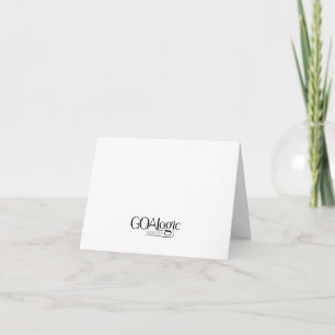 GOALogic™ Logo Black and White Note Cards