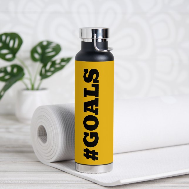 #GOALS WATER BOTTLE (Yoga)