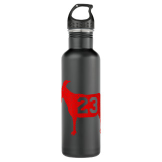 GOAT 23 Vintage Jordan Red  710 Ml Water Bottle