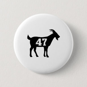 Goat 47 Trump Number 47 President Trump Goat 47 Tr 6 Cm Round Badge