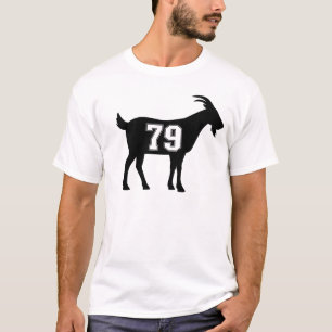Goat 79 G.O.A.T. Number Seventy Nine Goat T-Shirt
