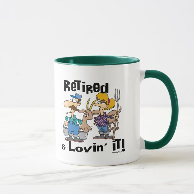 Goat and Retired Family Mug (Right)