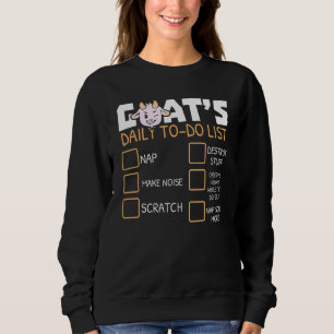 Goat Animal Farmer Goat Lady Rancher Farming 2 Sweatshirt