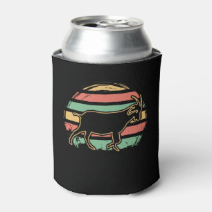 Goat Animal Retro Can Cooler