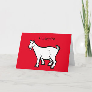 Goat Animal Thunder_Cove Card