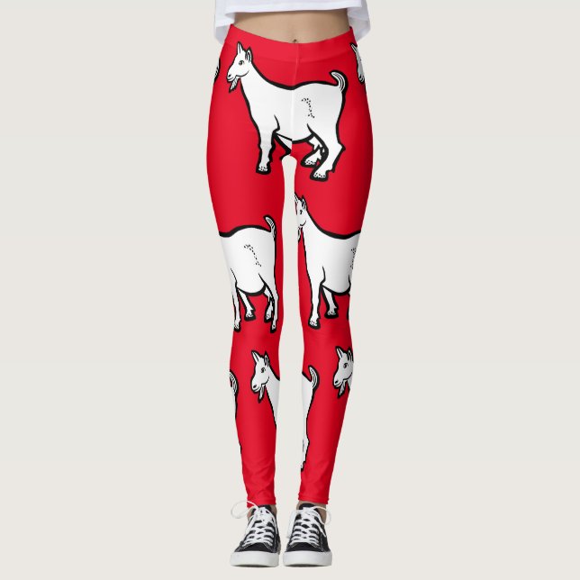 Goat Animal Thunder_Cove Leggings (Front)