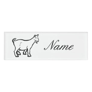 Goat Animal Thunder_Cove Name Tag