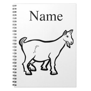 Goat Animal Thunder_Cove Notebook