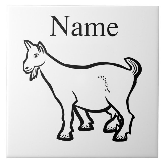 Goat Animal Thunder_Cove  Tile (Front)
