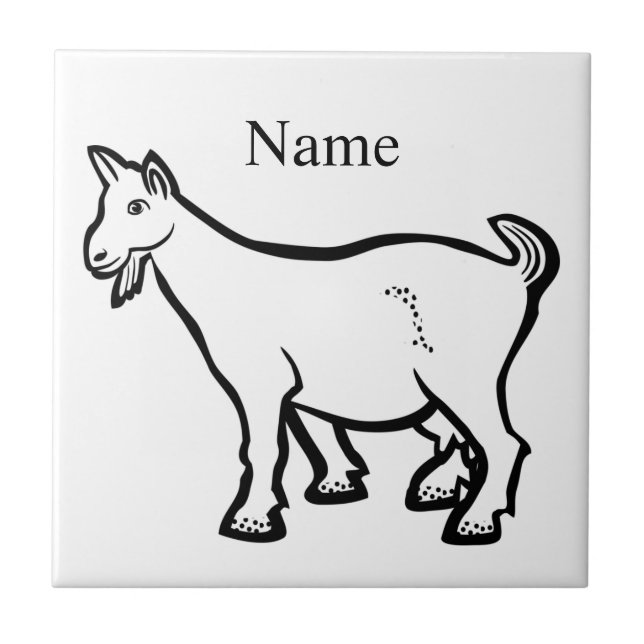 Goat Animal Thunder_Cove Tile (Front)