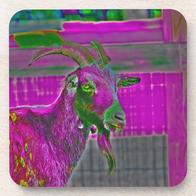 Goat Art Coaster (Front)