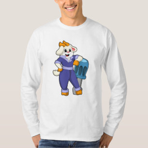 Goat as Mechanic with Screwdriver T-Shirt