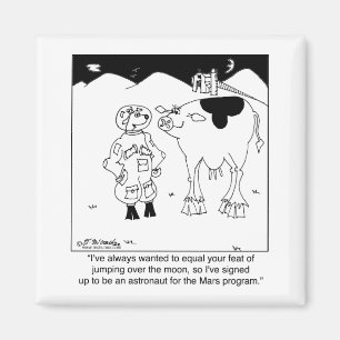 Goat Astronauts Magnet