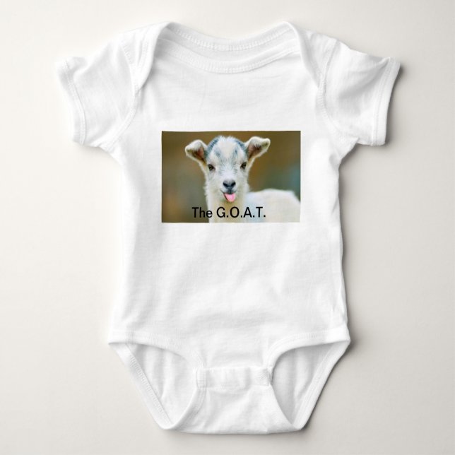 GOAT Baby Baby Bodysuit (Front)