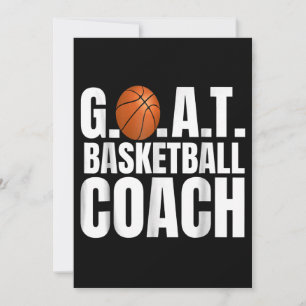 Goat Basketball Coach Gift Holiday Card
