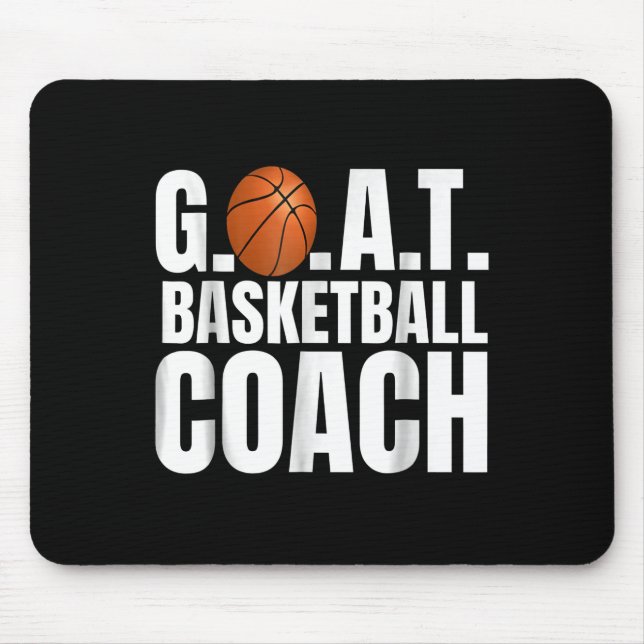 Goat Basketball Coach Gift Mouse Pad (Front)