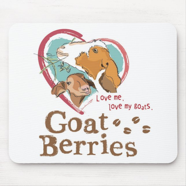 Goat Berries Mousepad (Front)
