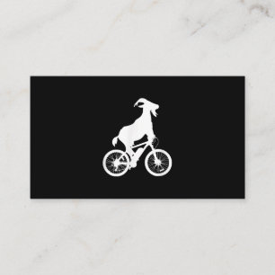 Goat Bicycle Rider Funny Goat Lover Graphic Enclosure Card